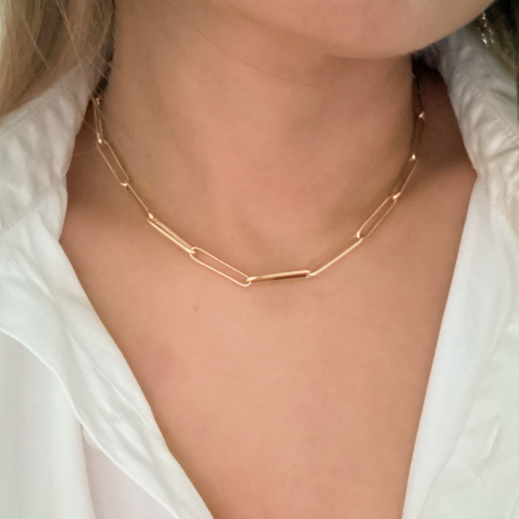 Perfect Clip Link Chain Necklace - layered with pendants
