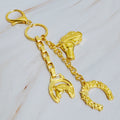 Equestrian Symbols Bag Charm - equestrian motif charms in gold tone