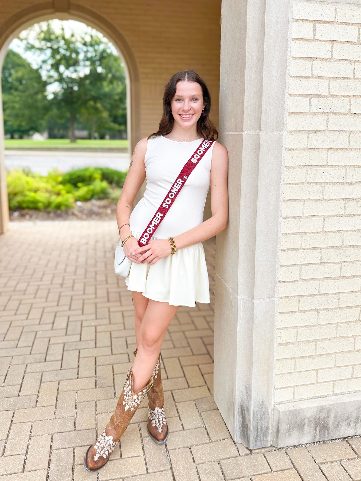 Sleeveless Ruched Mini Tank Dress