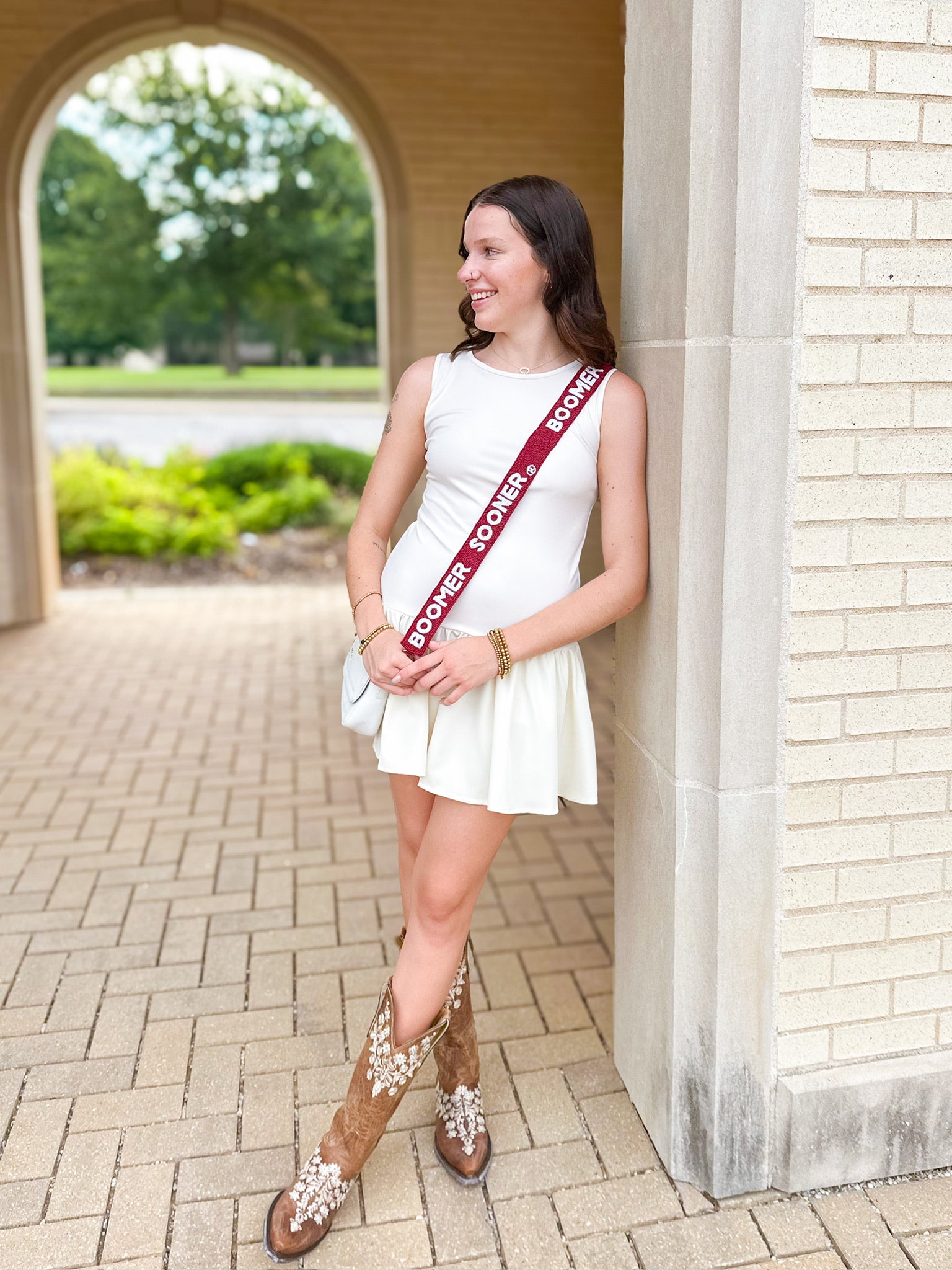 Sleeveless Ruched Mini Tank Dress