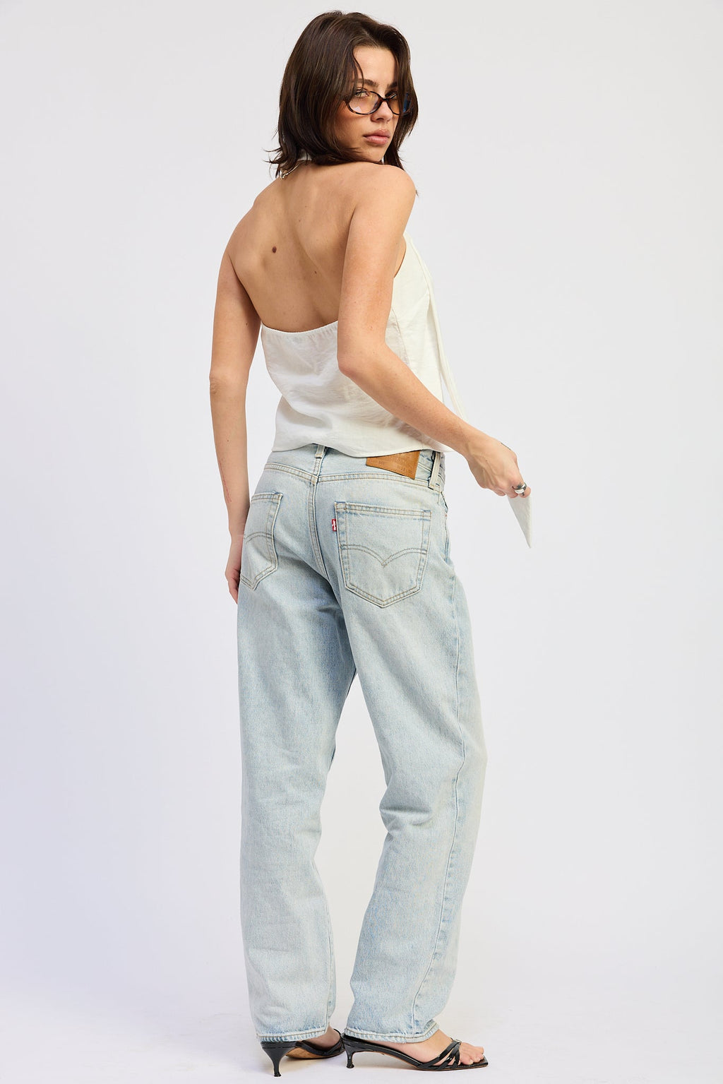 Roselle Top in Butter Yellow - front view