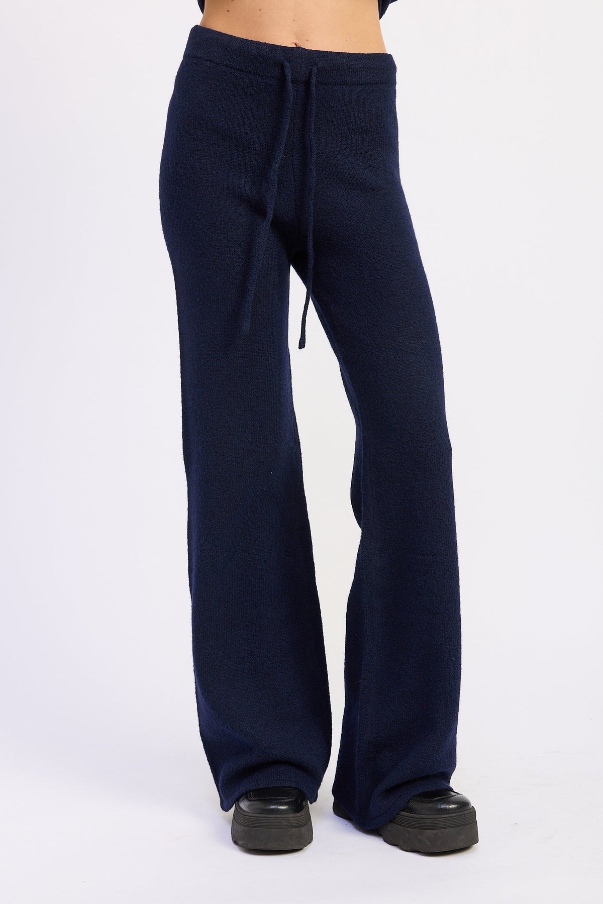 Aramelle navy sweater pants - view 4
