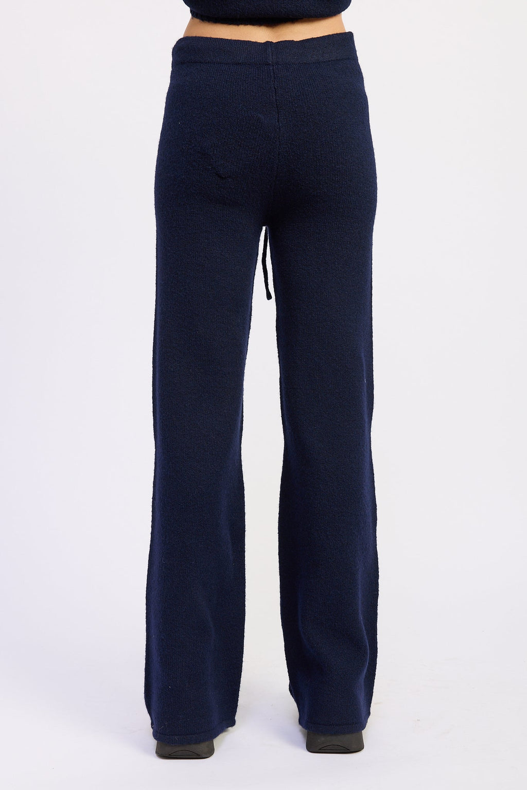 Aramelle navy sweater pants - view 3