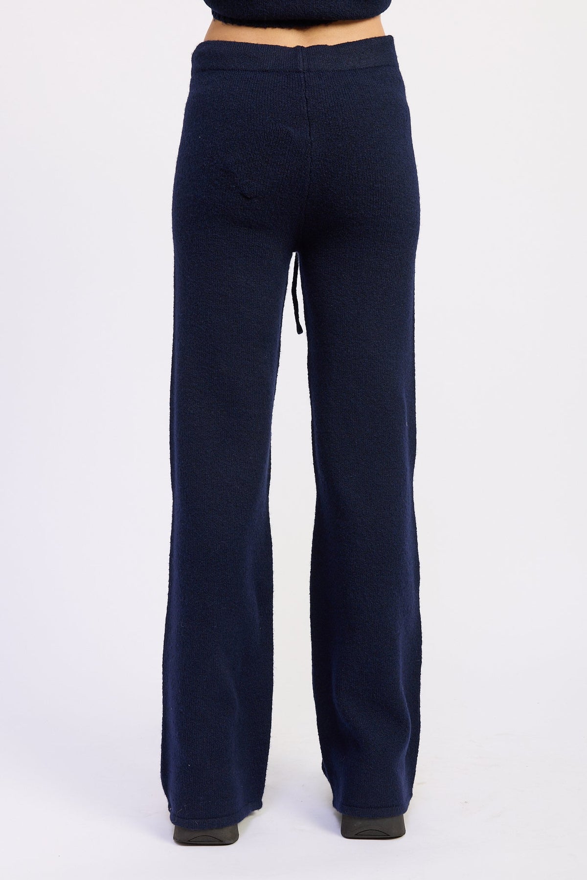 Aramelle navy sweater pants - view 3