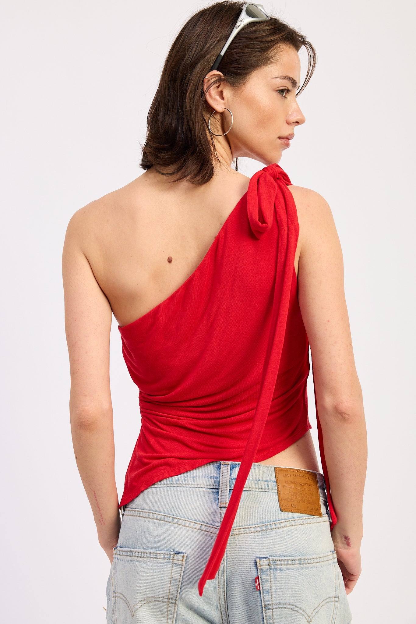 Karla Top in Ivory - back view