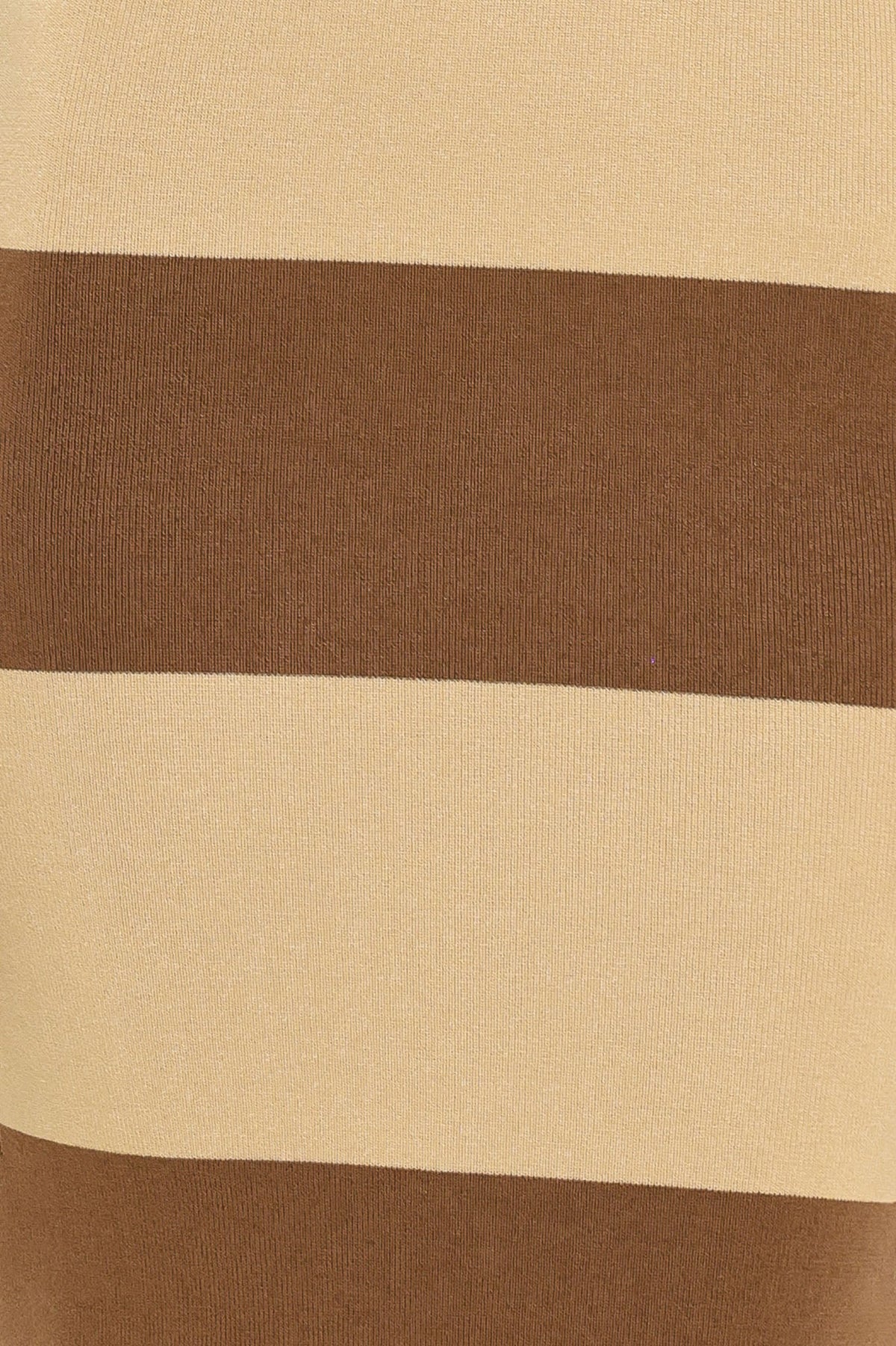 Espresso & Cream Sweater Knit Midi Dress fabric swatch, brown
