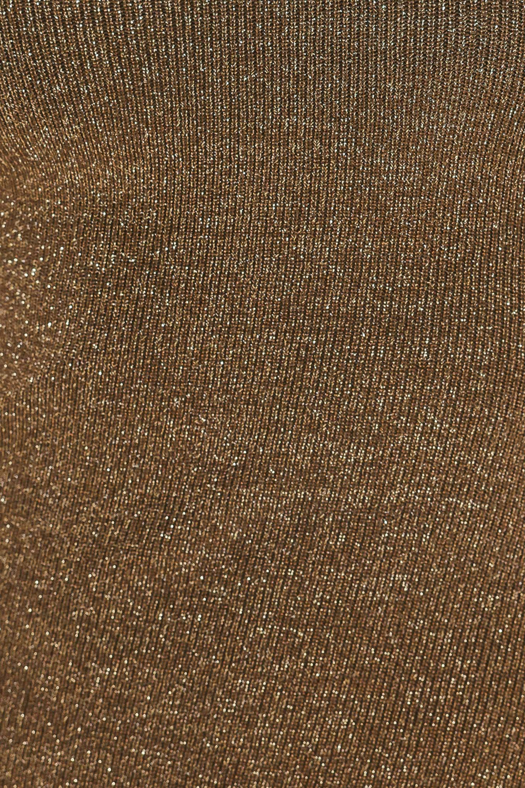 Keyhole Sleeveless Sweater Midi Dress in brown, additional view 1