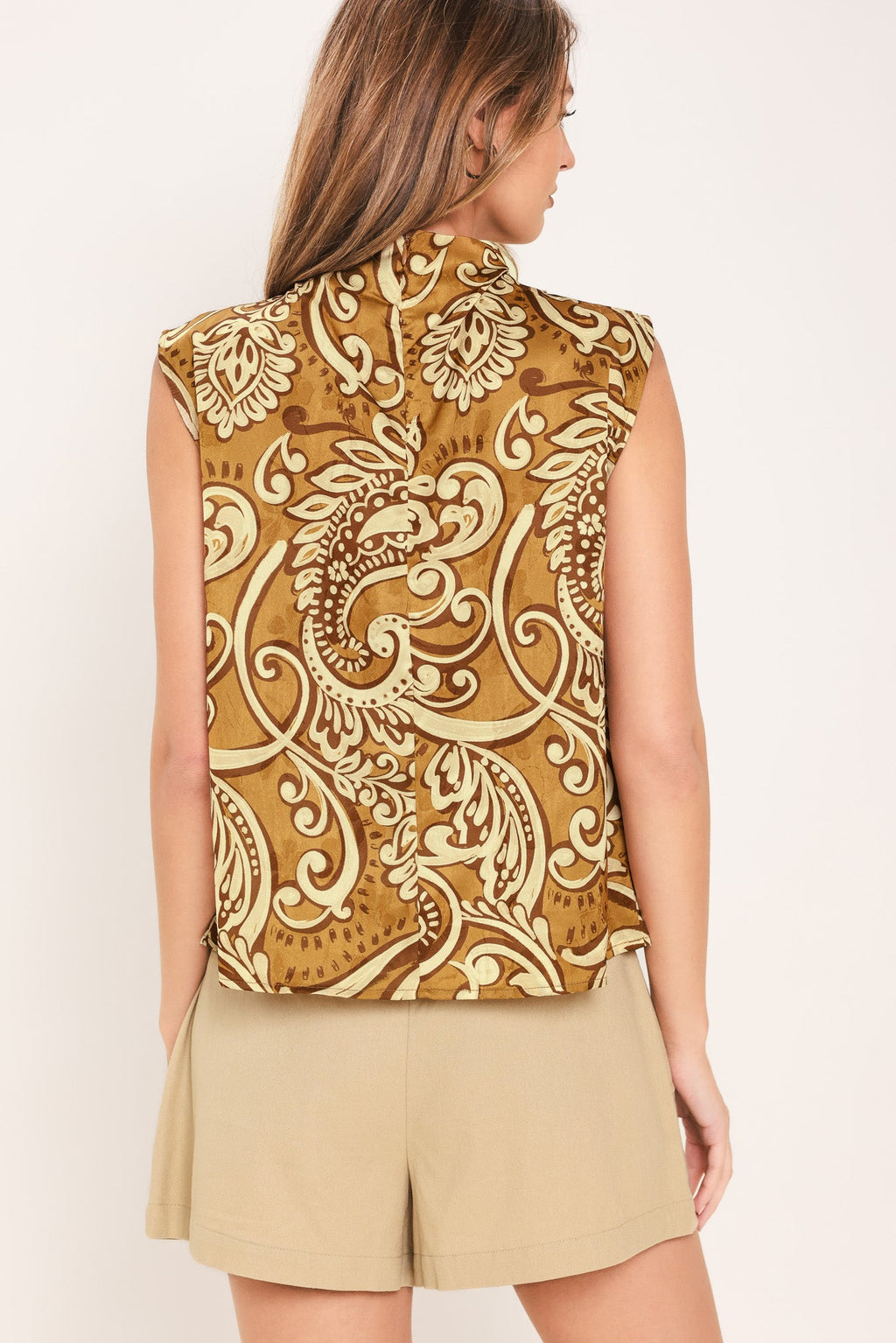 Boheme top print detail