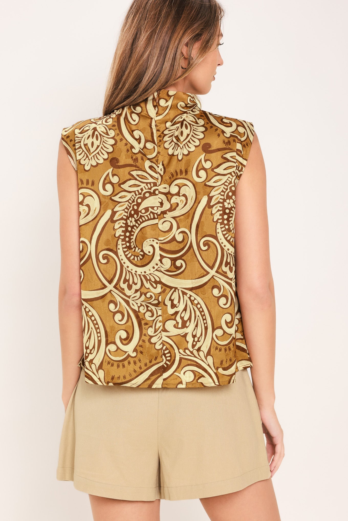 Boheme top print detail