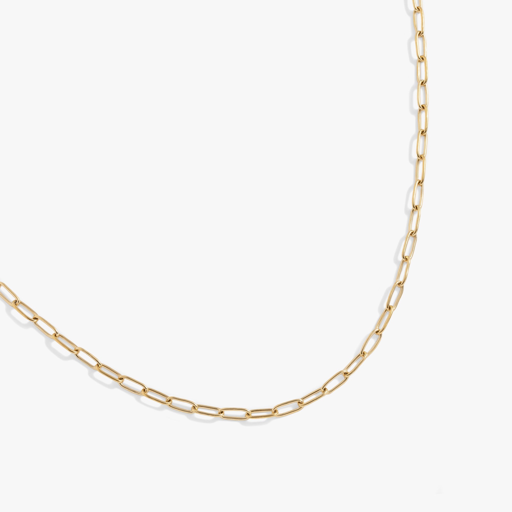 Paperclip Charm and Layering Necklace - layered with other necklaces