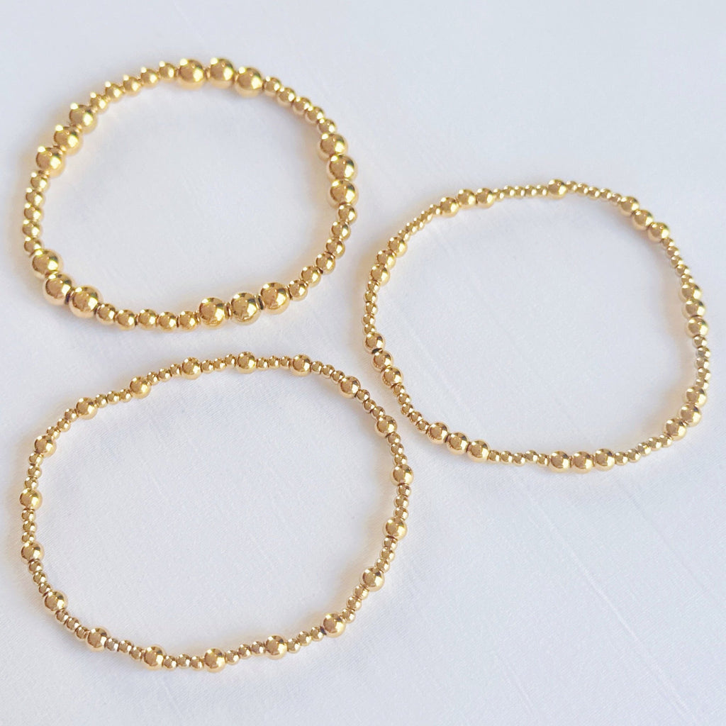 Rhythmical Keep It Forever Stretch Bracelet Set - both colorways styled on wrist