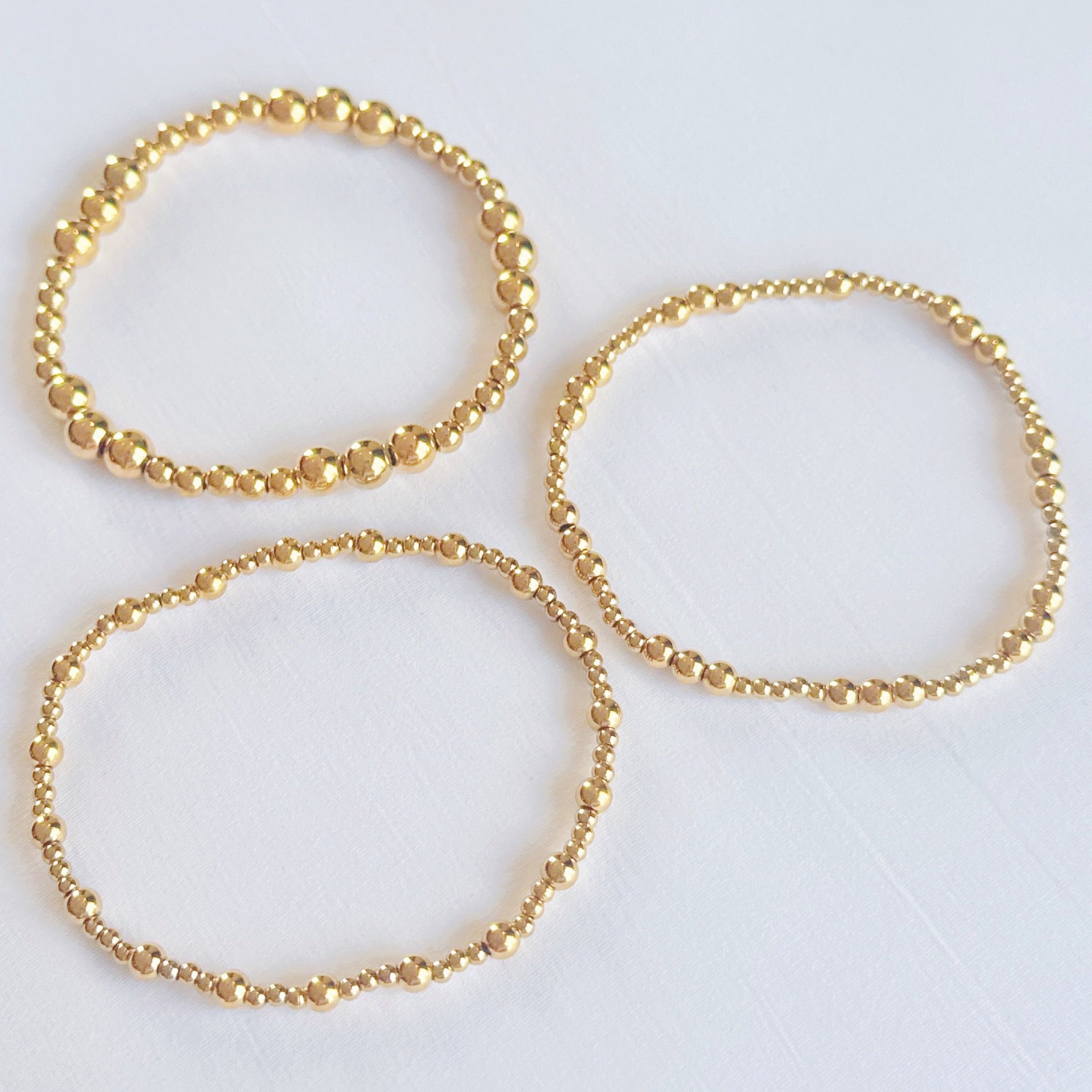 Rhythmical Keep It Forever Stretch Bracelet Set - both colorways styled on wrist