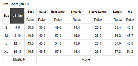 Ruffle Neckline Puff Sleeve Mini Dress size chart