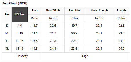 Game Day embroidered drop shoulder sweater size chart