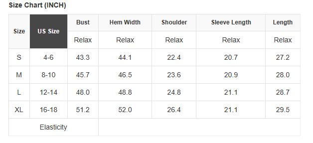 Plaid Button Front Long Sleeve Shacket size chart