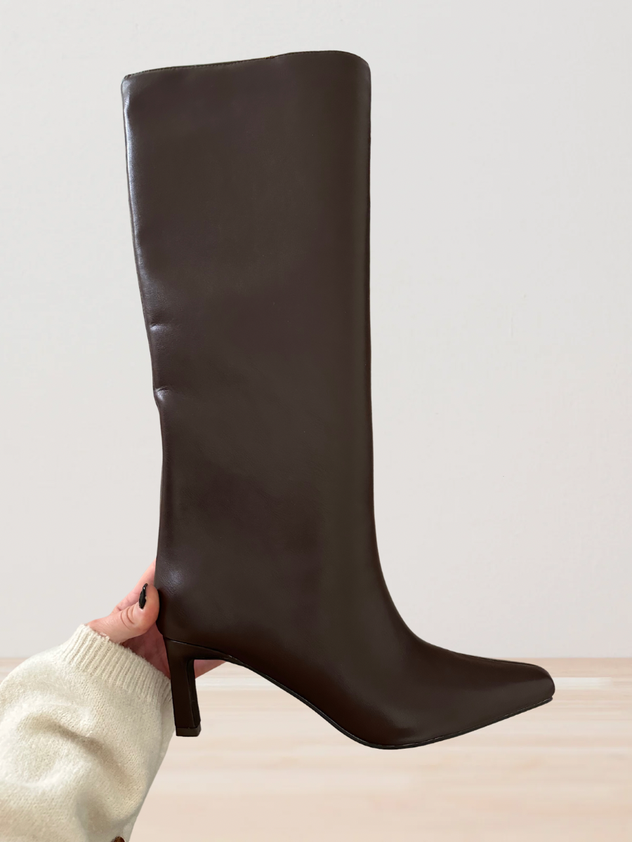 Syringa Kitten Heel Long Boots