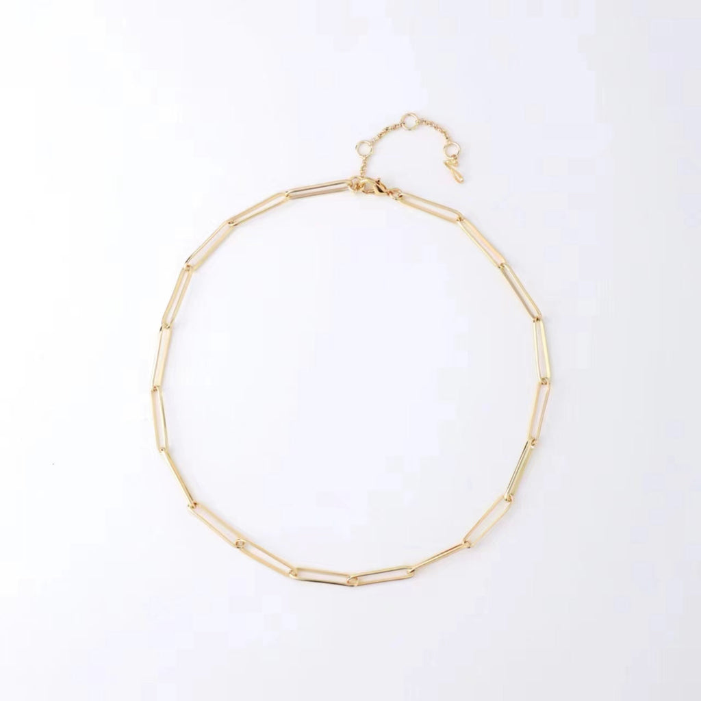 Perfect Clip Link Chain Necklace - close up of clip link detail