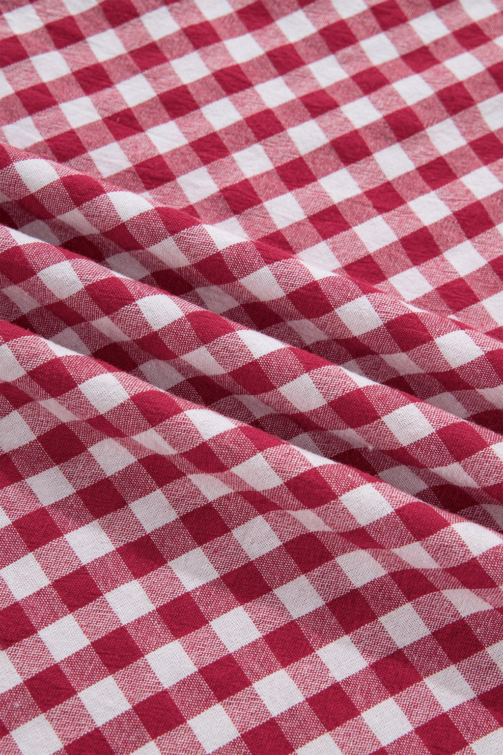 Gingham blouse styled look