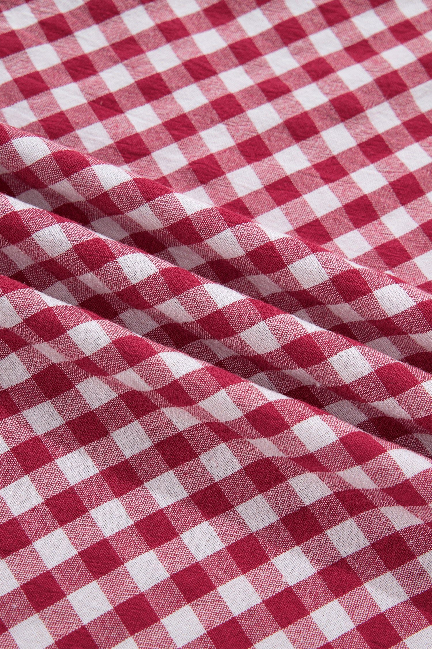 Gingham blouse styled look