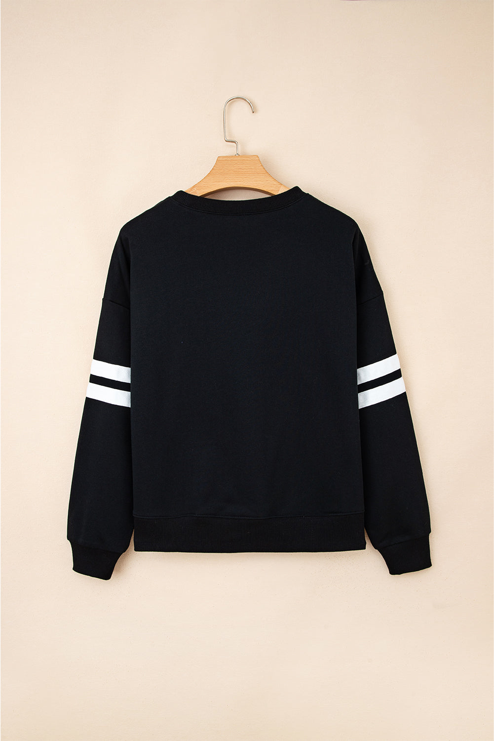 Oversized drop shoulder sweatshirt relaxed silhouette