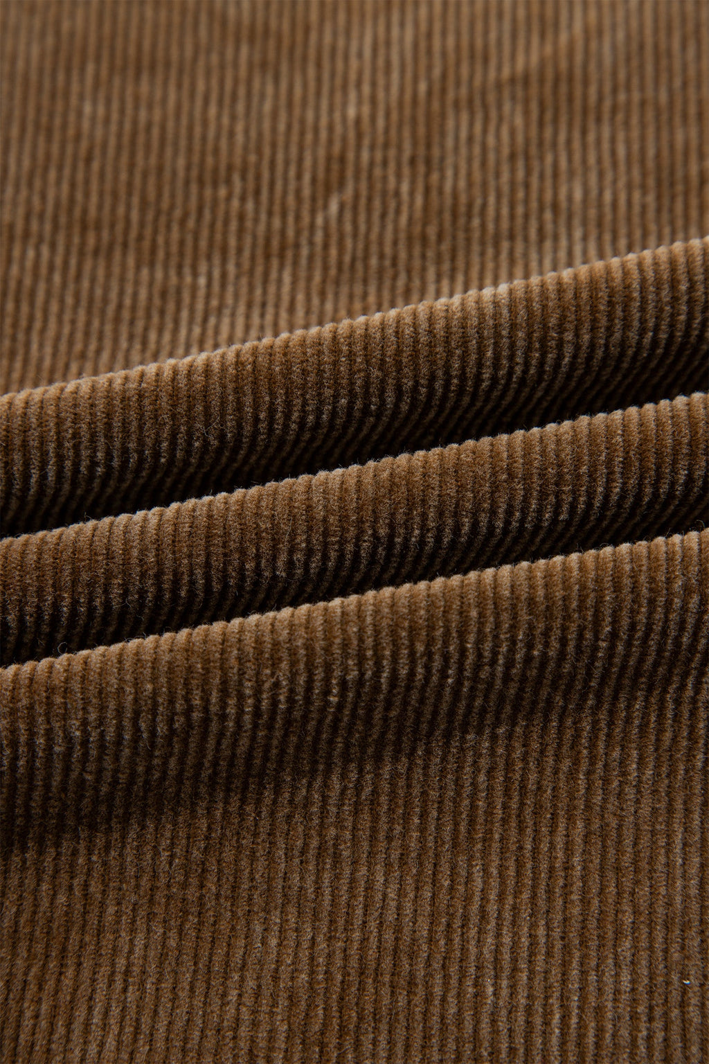 Corduroy Mineral Washed Straight Leg Pants in camel, worn