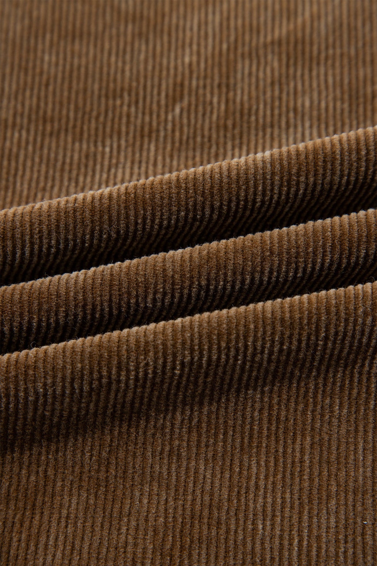Corduroy Mineral Washed Straight Leg Pants in camel, worn