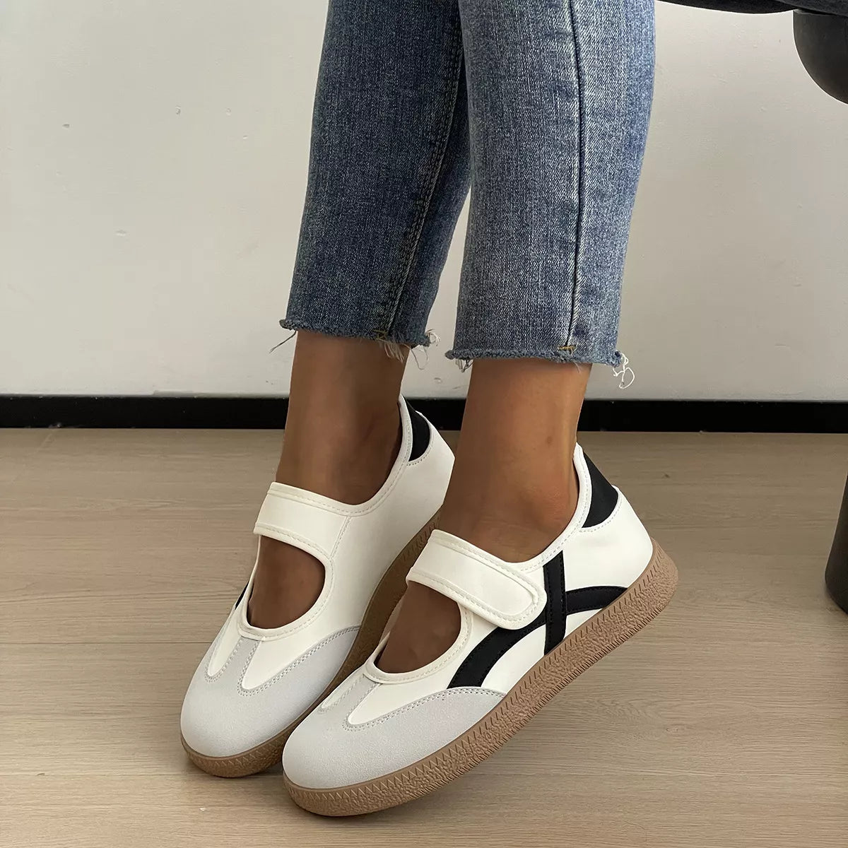 Round Toe Slip-Ons - round toe flat slip-on shoes, view 4