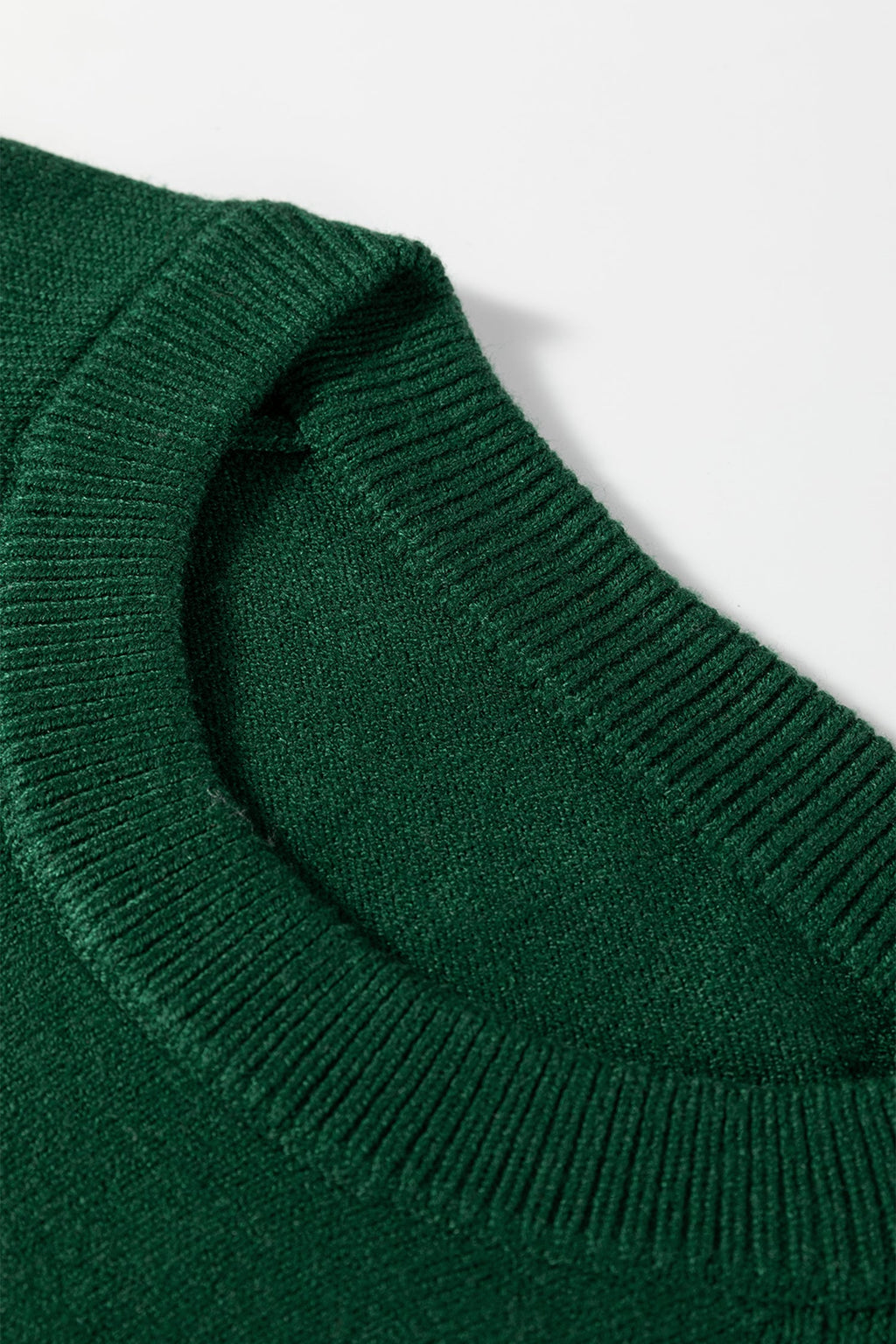 MERRY Raglan Long Sleeve Christmas Sweater, back view