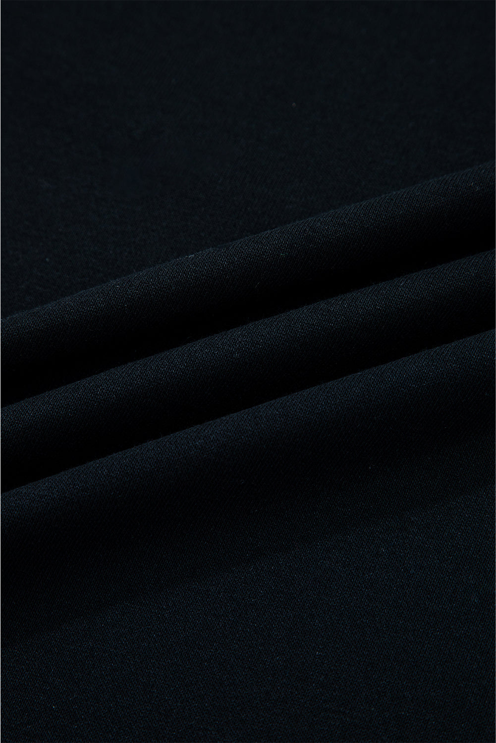 Varsity stripe sweatshirt fabric detail