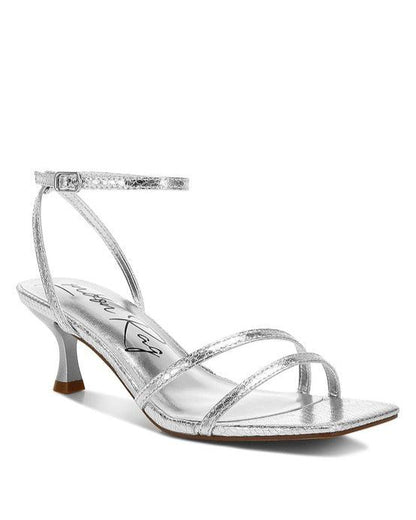 Deacon Strappy Kitten Heel