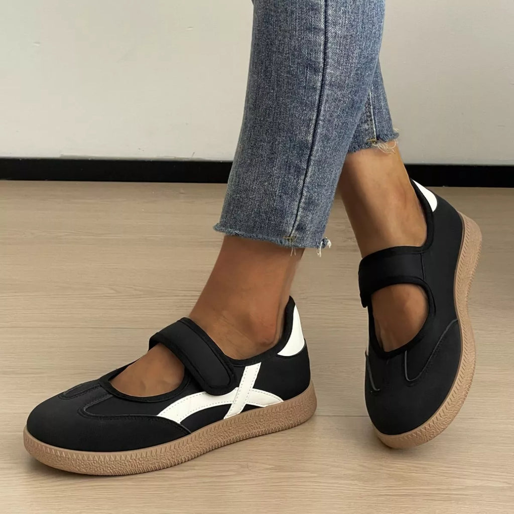 Round Toe Slip-Ons - round toe flat slip-on shoes, view 3
