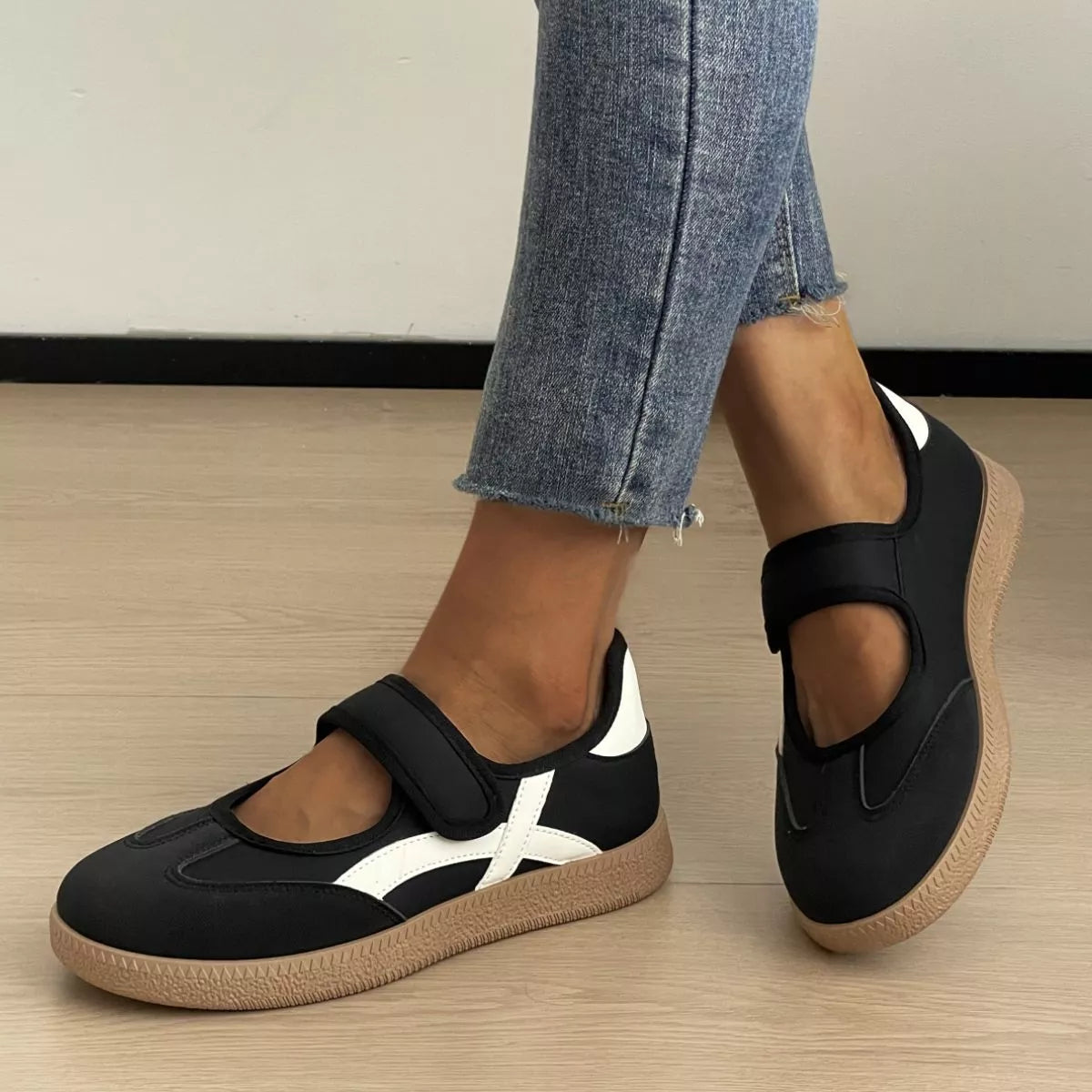 Round Toe Slip-Ons - round toe flat slip-on shoes, view 3