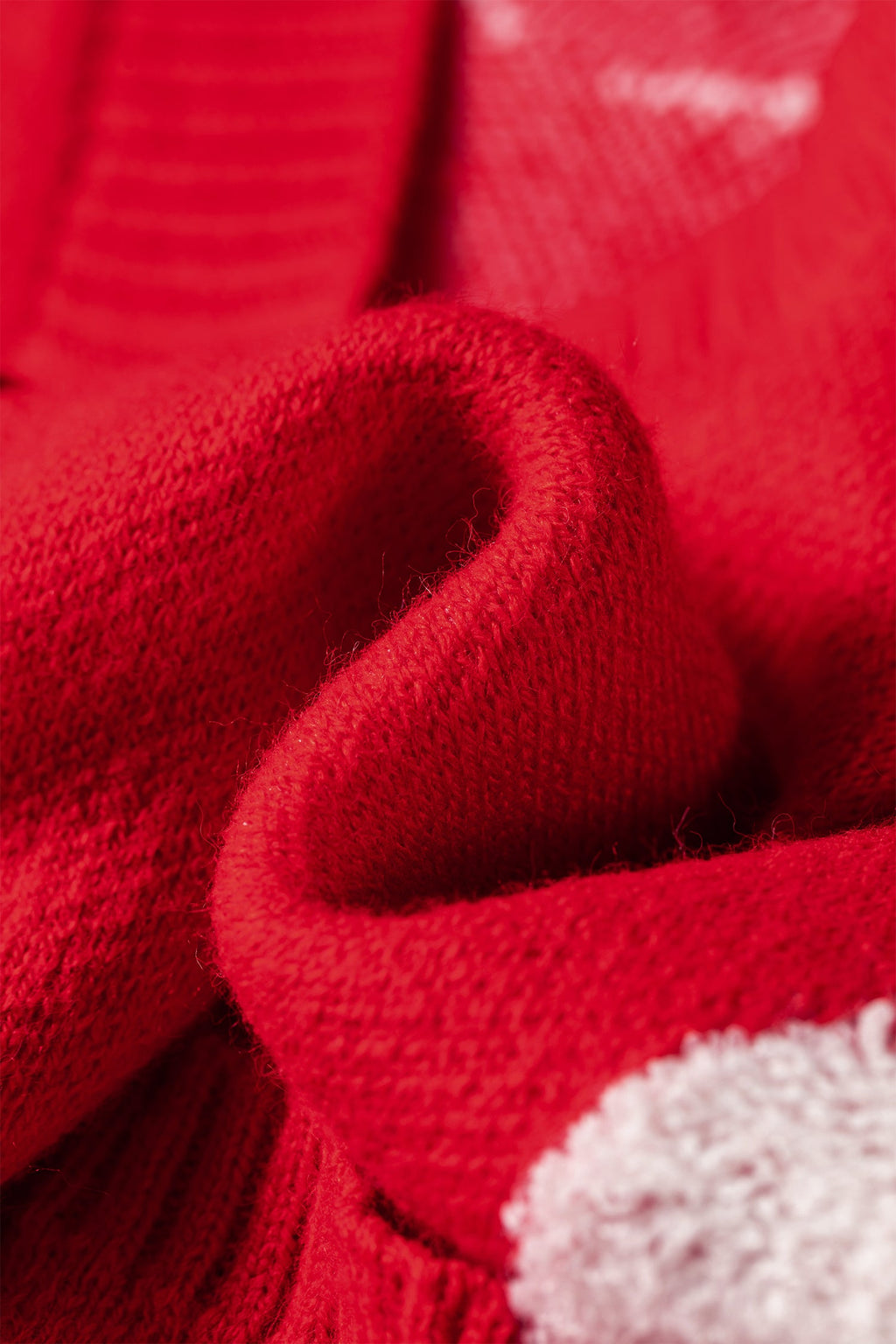 Polka dot cardigan sleeve detail