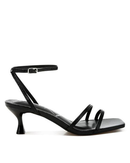 Deacon Strappy Kitten Heel