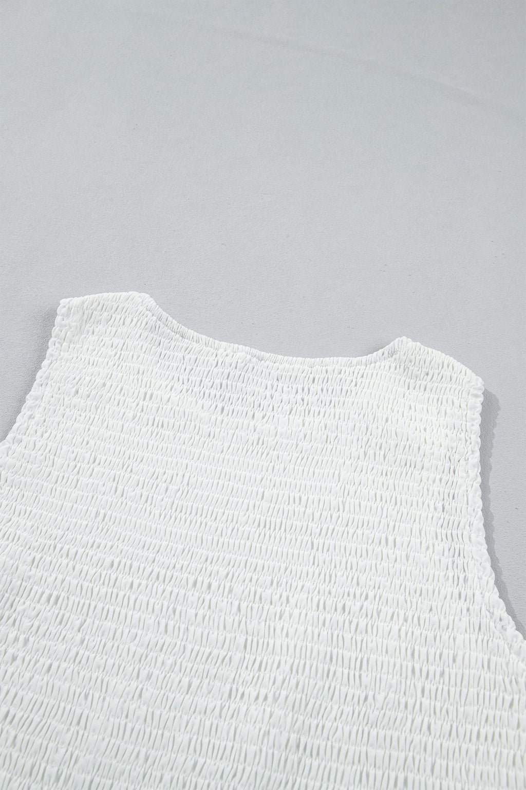 White peplum top styled look