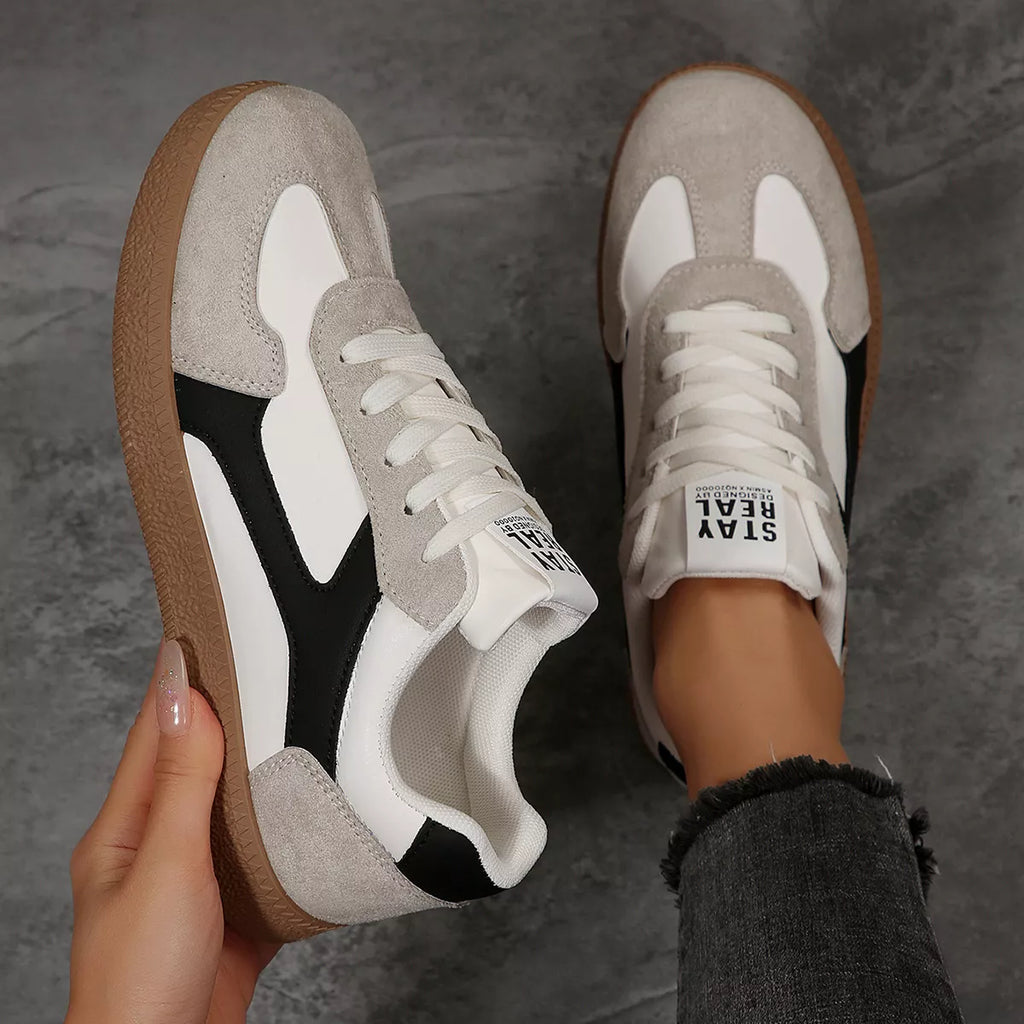 Round Toe Flats Sneakers - styled outfit view