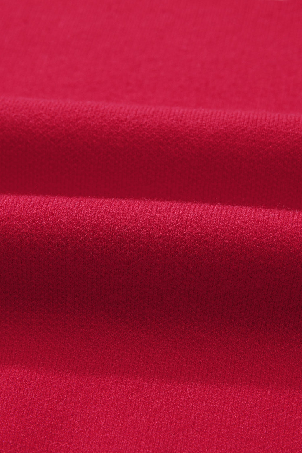 Ho Ho Ho Merry Christmas Drop Shoulder Sweater, close-up detail