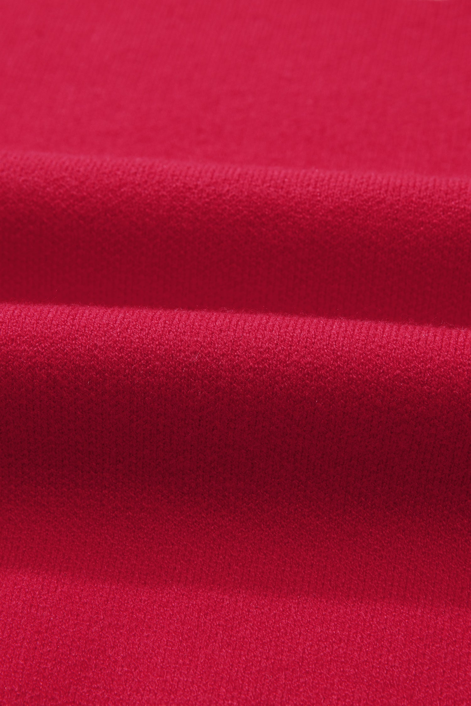 Ho Ho Ho Merry Christmas Drop Shoulder Sweater, close-up detail