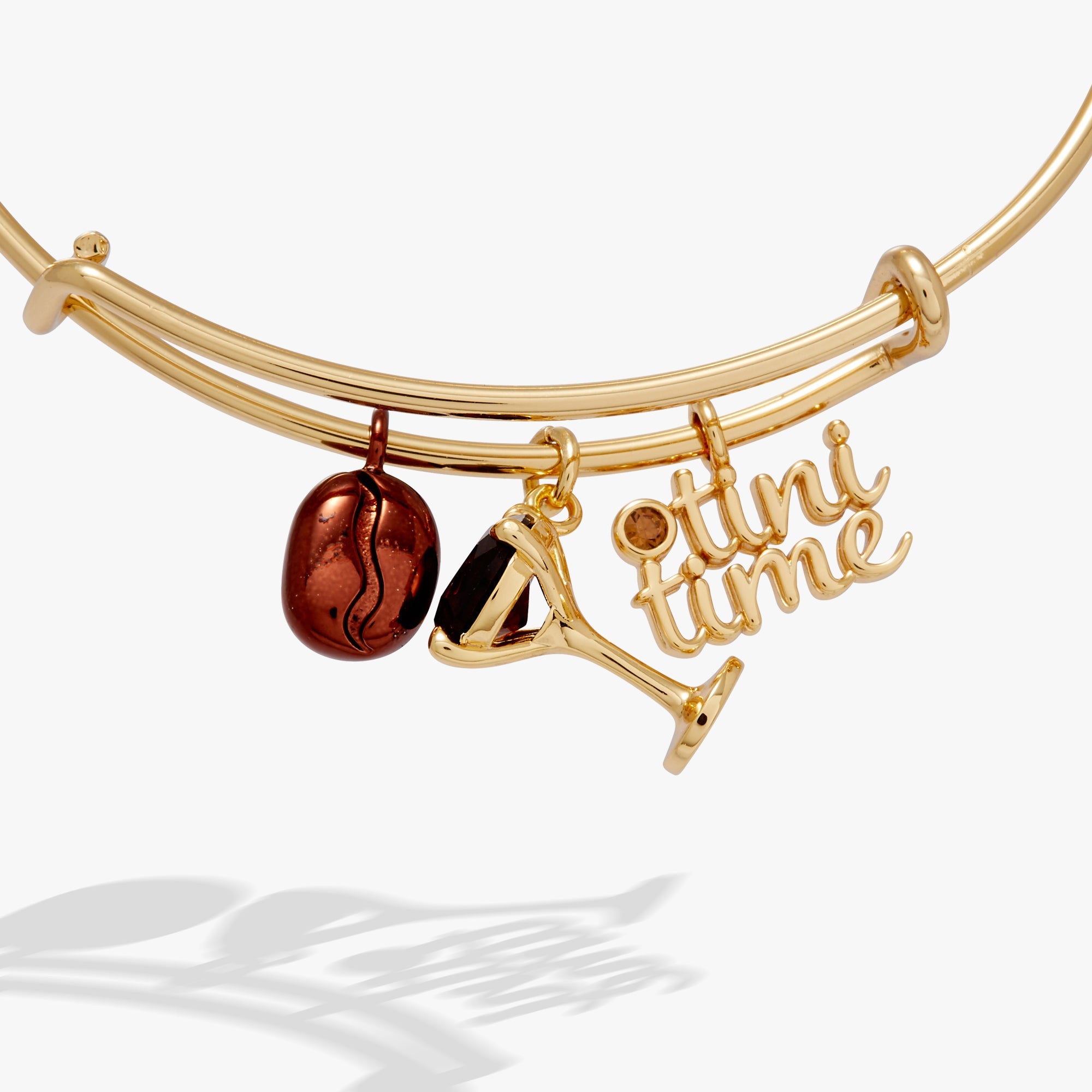 Espresso Martini Multi Charm Bangle - styled on wrist