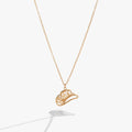 Howdy Necklace in Gold - HOWDY pendant on adjustable gold chain