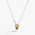 Tennis Racket Y-Necklace in Gold - tennis racket pendant on Y-chain